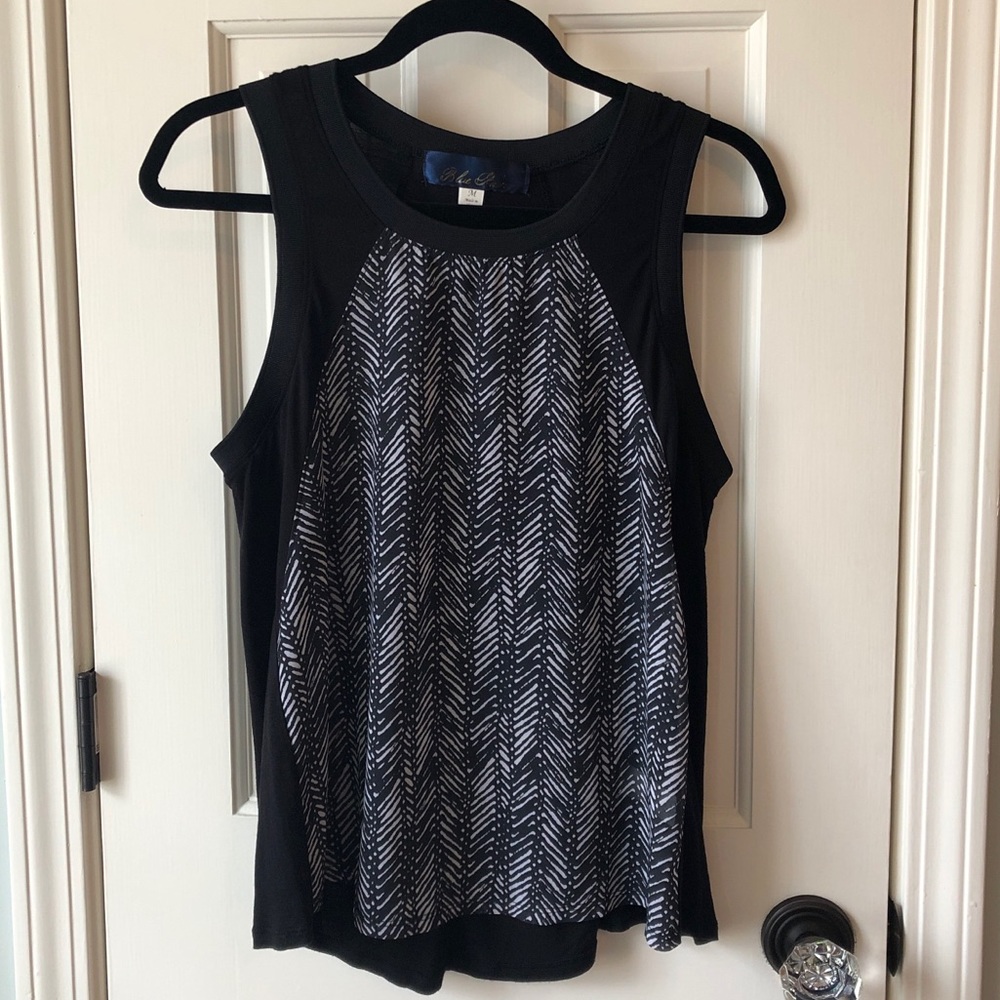 Blue Rain Tank Top